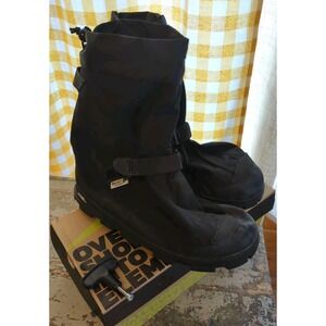 Neos Voyager Glacier Trek Cleats Overshoes Black Waterproof Size XL
